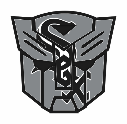 Autobots Chicago White Sox logo vinyl decal